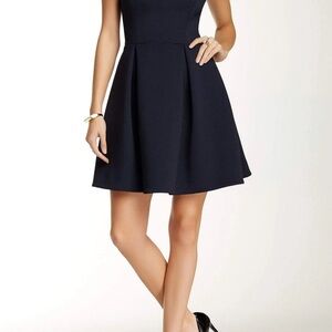 Ali Ro Navy Sleeveless Mini Dress